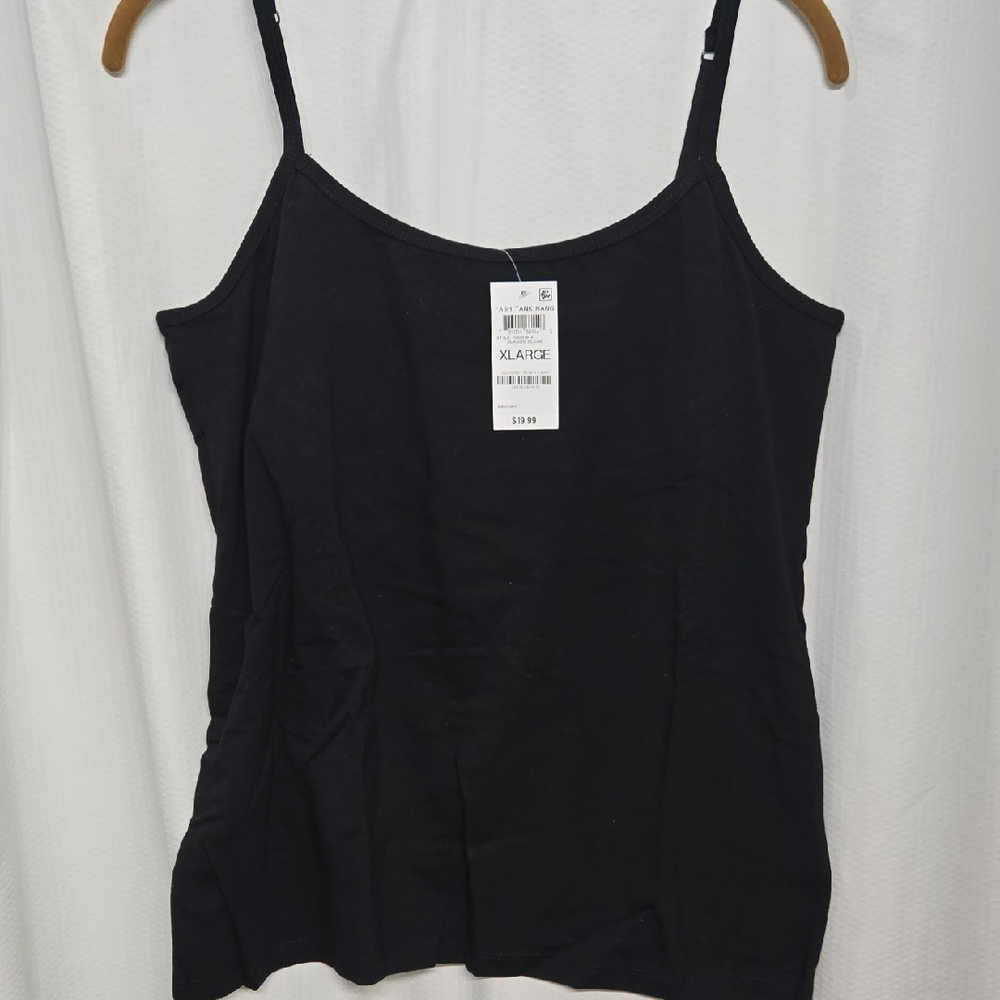 Charter Club Black Spaghetti Strap Camisole